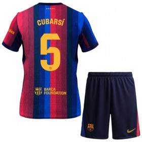 Camisetas FC Barcelona Cubarsi 5 Primera 2026/27 - Niño (+ Pantalones)