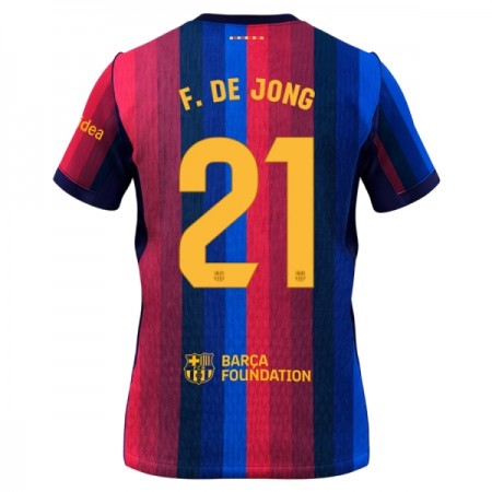 Camisetas FC Barcelona Frenkie de Jong 21 Primera 2026/27 - Hombre Camisetas FC Barcelona Frenkie de Jong 21 Primera 2026/27 - Hombre
