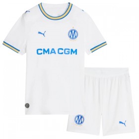 Camisetas Olympique de Marseille Aubameyang 17 Primera 2026/27 - Niño (+ Pantalones)