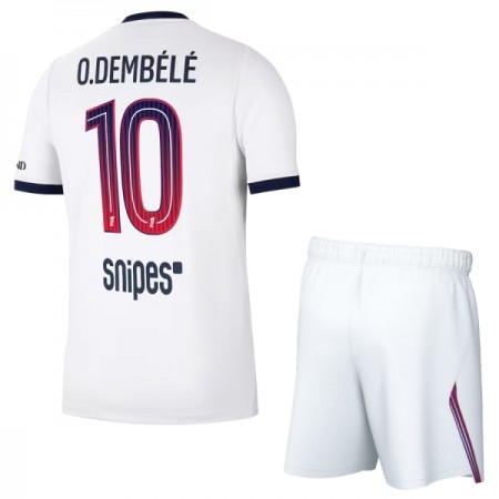 Camisetas Paris Saint Germain O. Dembele 10 Segunda 2026/27 - Niño (+ Pantalones)