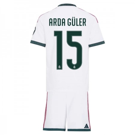 Camisetas Real Madrid Arda Guler 15 Primera 2026/27 - Niño (+ Pantalones) Camisetas Real Madrid Arda Guler 15 Primera 2026/27 - Niño (+ Pantalones)