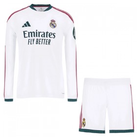 Camisetas Real Madrid Primera 2026/27 Manga Larga - Niño (+ Pantalones)