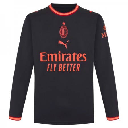 Camisetas AC Milan Tercera 2026/27 Manga Larga - Hombre Camisetas AC Milan Tercera 2026/27 Manga Larga - Hombre