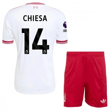 Camisetas Liverpool Chiesa 14 Segunda 2026/27 - Niño (+ Pantalones)