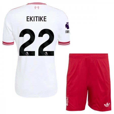 Camisetas Liverpool Ekitike 22 Segunda 2026/27 - Niño (+ Pantalones)