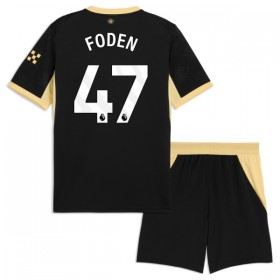 Camisetas Manchester City Foden 47 Segunda 2026/27 - Niño (+ Pantalones)