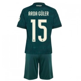 Camisetas Real Madrid Arda Guler 15 Segunda 2026/27 - Niño (+ Pantalones)