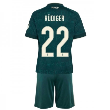 Camisetas Real Madrid Rudiger 22 Segunda 2026/27 - Niño (+ Pantalones) Camisetas Real Madrid Rudiger 22 Segunda 2026/27 - Niño (+ Pantalones)