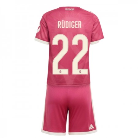 Camisetas Real Madrid Rudiger 22 Tercera 2026/27 - Niño (+ Pantalones) Camisetas Real Madrid Rudiger 22 Tercera 2026/27 - Niño (+ Pantalones)