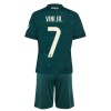 Camisetas Real Madrid Vini JR. 7 Segunda 2026/27 - Niño (+ Pantalones)