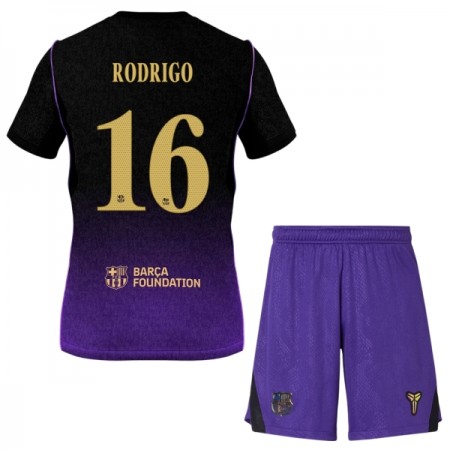 Camisetas FC Barcelona Rodrigo 16 Segunda 2026/27 - Niño (+ Pantalones) Camisetas FC Barcelona Rodrigo 16 Segunda 2026/27 - Niño (+ Pantalones)
