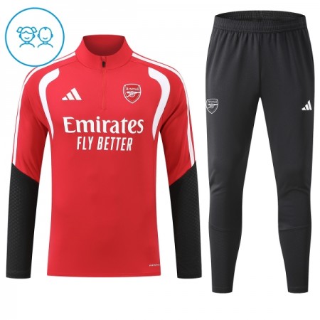 Arsenal Sudadera De Entrenamiento 2026/27 Roja Quarter-Zip - Niño
