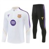 Barcelona Sudadera De Entrenamiento 2026/27 Blanca Quarter-Zip - Hombre Barcelona Sudadera De Entrenamiento 2026/27 Blanca Quarter-Zip - Hombre