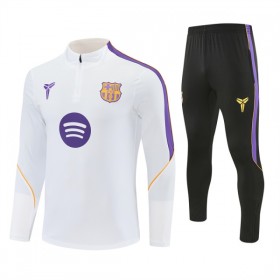 Barcelona Sudadera De Entrenamiento 2026/27 Blanca Quarter-Zip - Hombre