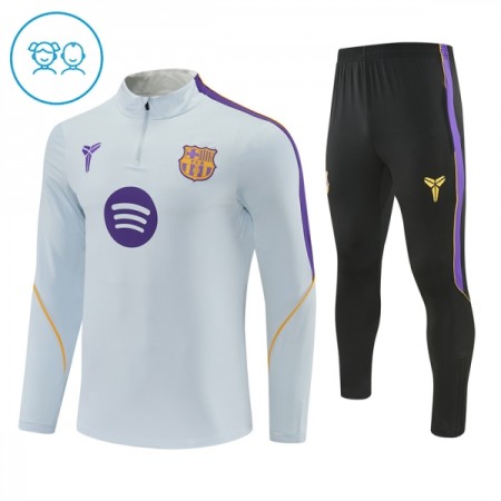 Barcelona Sudadera De Entrenamiento 2026/27 Blanca Quarter-Zip - Niño Barcelona Sudadera De Entrenamiento 2026/27 Blanca Quarter-Zip - Niño