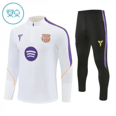 Barcelona Sudadera De Entrenamiento 2026/27 Blanca Quarter-Zip - Niño Barcelona Sudadera De Entrenamiento 2026/27 Blanca Quarter-Zip - Niño