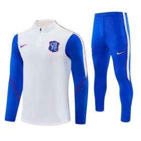Chelsea Sudadera De Entrenamiento 2026/27 Blanca Quarter-Zip - Hombre