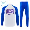 Chelsea Sudadera De Entrenamiento 2026/27 Blanca Quarter-Zip - Niño