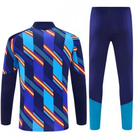 España Sudadera De Entrenamiento 2026/27 Azul Quarter-Zip - Hombre