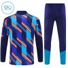 España Sudadera De Entrenamiento 2026/27 Azul Quarter-Zip - Niño