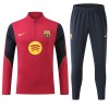 FC Barcelona Sudadera De Entrenamiento 2026/27 Roja Quarter-Zip - Hombre FC Barcelona Sudadera De Entrenamiento 2026/27 Roja Quarter-Zip - Hombre