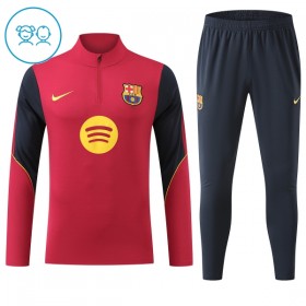 FC Barcelona Sudadera De Entrenamiento 2026/27 Roja Quarter-Zip - Niño