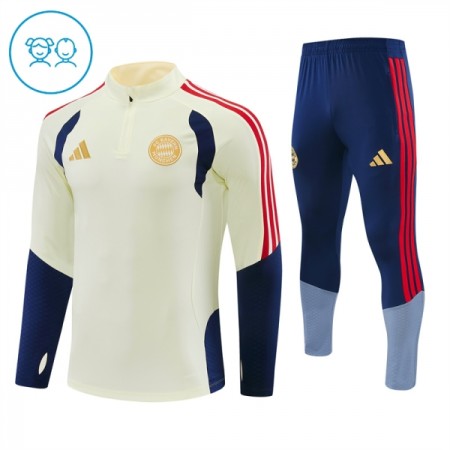 FC Bayern de Múnich Sudadera De Entrenamiento 2026/27 Blanca Quarter-Zip - Niño FC Bayern de Múnich Sudadera De Entrenamiento 2026/27 Blanca Quarter-Zip - Niño