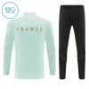 Francia Sudadera De Entrenamiento 2026/27 Blanca Quarter-Zip - Niño