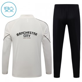Manchester City Sudadera De Entrenamiento 2026/27 Gris Quarter-Zip - Niño