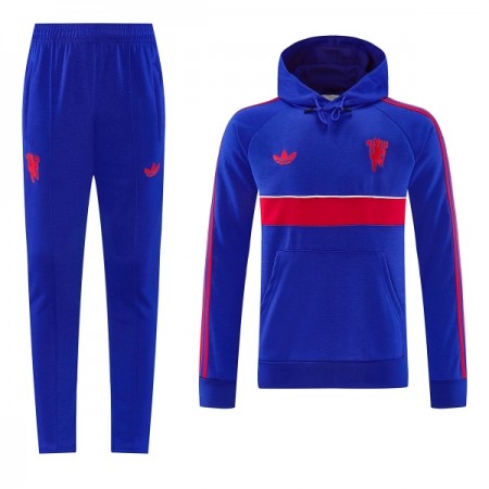 Manchester United Hoodie Sudadera De Entrenamiento 2026/27 Azul - Hombre Manchester United Hoodie Sudadera De Entrenamiento 2026/27 Azul - Hombre