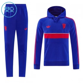 Manchester United Hoodie Sudadera De Entrenamiento 2026/27 Azul - Niño