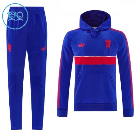 Manchester United Hoodie Sudadera De Entrenamiento 2026/27 Azul - Niño Manchester United Hoodie Sudadera De Entrenamiento 2026/27 Azul - Niño