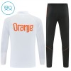 Países Bajos Sudadera De Entrenamiento 2026/27 Blanca Quarter-Zip - Niño