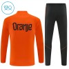 Países Bajos Sudadera De Entrenamiento 2026/27 Naranja Quarter-Zip - Niño