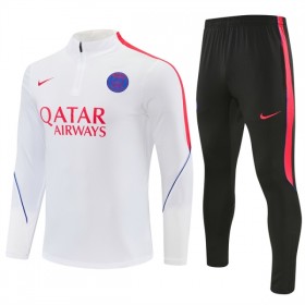 Paris Saint Germain Sudadera De Entrenamiento 2026/27 Blanca Quarter-Zip - Hombre