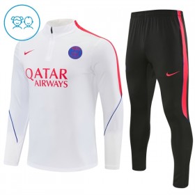 Paris Saint Germain Sudadera De Entrenamiento 2026/27 Blanca Quarter-Zip - Niño