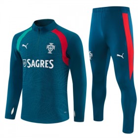 Portugal Sudadera De Entrenamiento 2026/27 Azul Quarter-Zip - Hombre