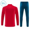 Portugal Sudadera De Entrenamiento 2026/27 Roja Quarter-Zip - Niño