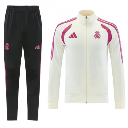 Real Madrid Chaqueta De Entrenamiento Trajes 2026/27 Blanca - Hombre