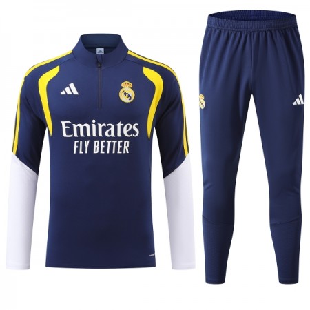 Real Madrid Sudadera De Entrenamiento 2026/27 Azul Quarter-Zip - Hombre Real Madrid Sudadera De Entrenamiento 2026/27 Azul Quarter-Zip - Hombre