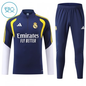 Real Madrid Sudadera De Entrenamiento 2026/27 Azul Quarter-Zip - Niño