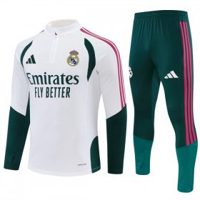 Real Madrid Sudadera De Entrenamiento 2026/27 Blanca Quarter-Zip - Hombre