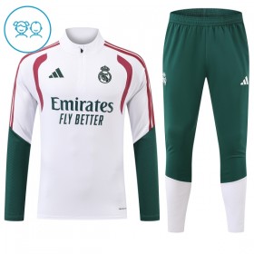 Real Madrid Sudadera De Entrenamiento 2026/27 Blanca Quarter-Zip - Niño