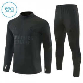 Real Madrid Sudadera De Entrenamiento 2026/27 Negra Quarter-Zip - Niño