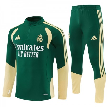 Real Madrid Sudadera De Entrenamiento 2026/27 Verde Quarter-Zip - Hombre