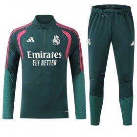 Real Madrid Sudadera De Entrenamiento 2026/27 Verde Quarter-Zip - Hombre