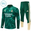 Real Madrid Sudadera De Entrenamiento 2026/27 Verde Quarter-Zip - Niño