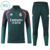 Real Madrid Sudadera De Entrenamiento 2026/27 Verde Quarter-Zip - Niño