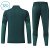 Real Madrid Sudadera De Entrenamiento 2026/27 Verde Quarter-Zip - Niño