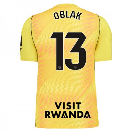 Camisetas Atlético Madrid Oblak 13 Portero 2026/27 Amarilla - Hombre